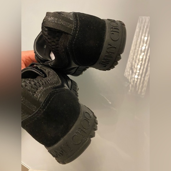 Jimmy Choo Women’s Black Sneakers size 36 - Picture 7 of 9